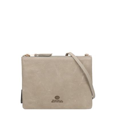 Fred de la Bretoniere leren crossbody tas olijfgroen
