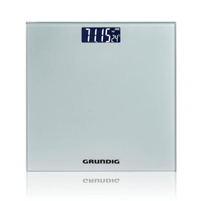 Grundig Personenweegschaal glas grijs