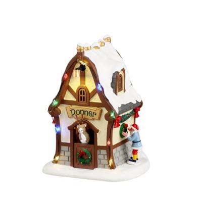 Lemax donner&apos;s den verlicht kerstdorp tafereel Santa&apos;s Wonderland 2024 - thumbnail