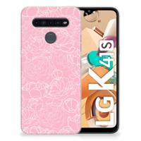 LG K41s TPU Case White Flowers - thumbnail