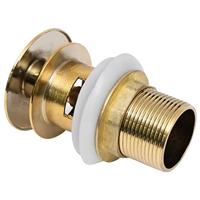 VidaXL Afvoer pop-up zonder overloop 6,4x6,4x9,1 cm goudkleurig - thumbnail