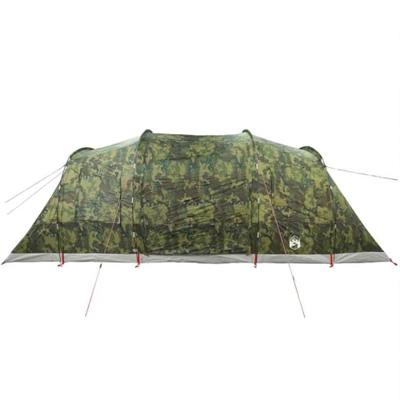 VidaXL Tunneltent 4-persoons waterdicht camouflage