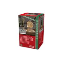 Konstsmide 4301-200 LED-lantaarn Kersttafereel Warmwit LED Wit Watergevuld, Timer - thumbnail