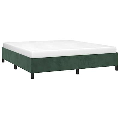 Bedframe zonder matras 180x200 cm fluweel donkergroen