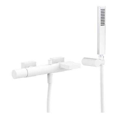 Badmengkraan Tres Project met Watervaluitloop en Handdoucheset Mat Wit Tres