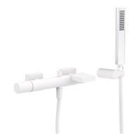 Badmengkraan Tres Project met Watervaluitloop en Handdoucheset Mat Wit Tres - thumbnail