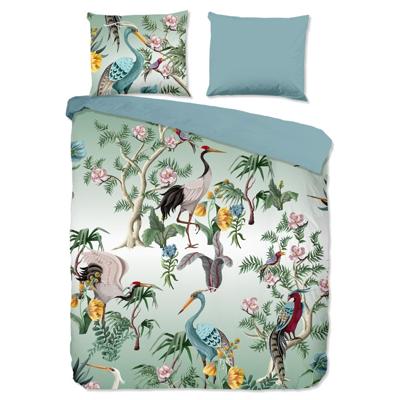 Good Morning Dekbedovertrek "kraanvogel" - Multi - (140x200/220 cm) - Katoen