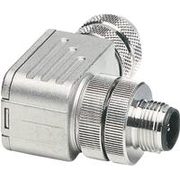 Phoenix Contact 1694279 Sensor/actuator connector, niet geassembleerd M12 Aantal polen (sensoren): 4 Stekker, haaks 1 stuk(s) Piece - thumbnail