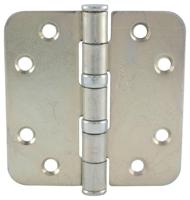 Ivana kogelscharnier - 89x89x2,5mm - afgerond- verzinkt - thumbnail