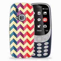Nokia 3310 (2017) TPU bumper Zigzag Multi Color - thumbnail