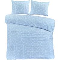 Dekbedovertrek Gent - blauw - 240x220 cm - thumbnail
