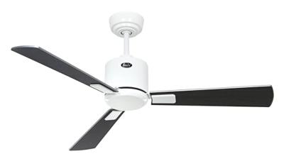 CasaFan ECO NEO III 103 WE-WN/SI WiFi Flügel Wenge/silber Plafondventilator 16 W (Ø x h) 103 cm x 360 mm Wit Met afstandsbediening, Timer, Met wintermodus,