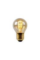 Lucide G45 - Filament lamp - Ø 4,5 cm - LED Dimb. - E27 - 1x3W 2200K - Amber - thumbnail
