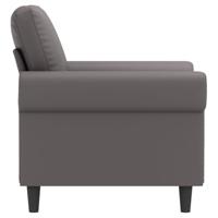 Fauteuil 60 cm kunstleer grijs - thumbnail