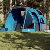 VidaXL Tunneltent 4-persoons waterdicht blauw - thumbnail