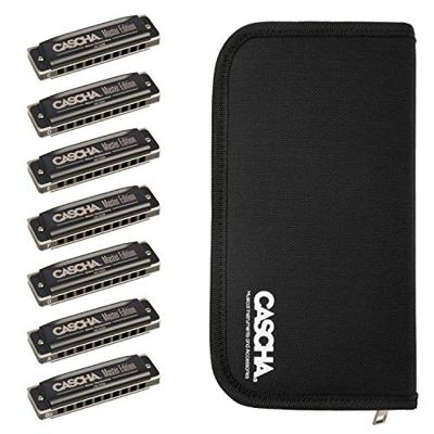 Cascha HH2248 Master Edition Blues mondharmonica set - thumbnail