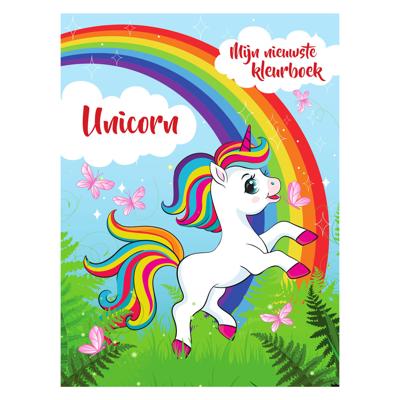 Mijn nieuwste kleurboek unicorn A4