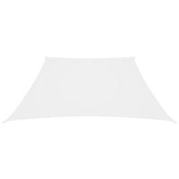 Zonnescherm trapezium 3/4x2 m oxford stof wit - thumbnail