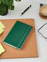 Notitieboek moleskine l 130x210mm blanco hc green - thumbnail