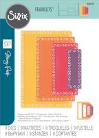 Sizzix • framelits die set fanciful renee deco rectangles 9pcs - thumbnail