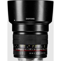 Samyang MF 85 mm F1,4 AS IF UMC voor Canon EF - full-frame portretlens voor Canon EF/EF-S Mount, geschikt voor APS-C, handmatige focus, voor DSLR Canon camera's EOS 6D Mark II, 1Dx Mark III - thumbnail