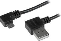 StarTech.com Micro-USB kabel met rechts haakse connectors - M/M - 2m - thumbnail