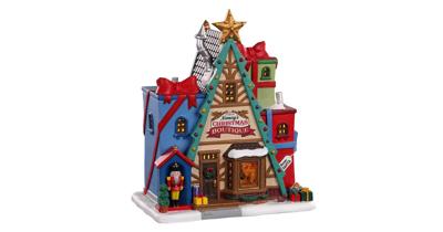 Nancy s christmas boutique b/o led Kersthuisje LEMAX - Lemax