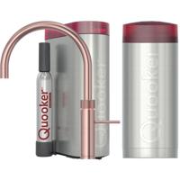 Quooker Fusion Round Keukenkraan Set - Kokend Warm- en Koud Water - Rosé Koper - Inclusief COMBI+ Reservoir & CUBE - Direct Gekoeld Bruisend Water - thumbnail