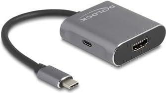 DeLOCK USB Type-C Splitter (DP Alt Mode) to 2 x HDMI MST met USB Type-C PD hdmi splitter
