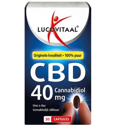 Lucovitaal CBD Cannabidiol 40mg Capsules