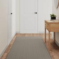 VidaXL Tapijtloper 80x150 cm sisal-look zilverkleurig - thumbnail