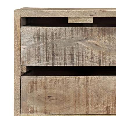 Dressoir 140x30x60 cm massief mangohout