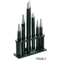HAZET Beitel · doorslag · centerpuntset 750/6-1 · 6-delig - thumbnail