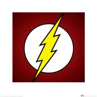 Kunstdruk DC Comics - The Flash - Symbol 40x40cm - thumbnail