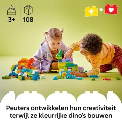 LEGO DUPLO 3-in-1 dinosaurussen op wielen 10451 - thumbnail