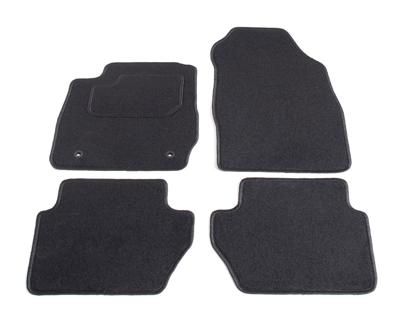 Automatten op maat - zwart stof - Ford Fiesta MK6 2012-2017