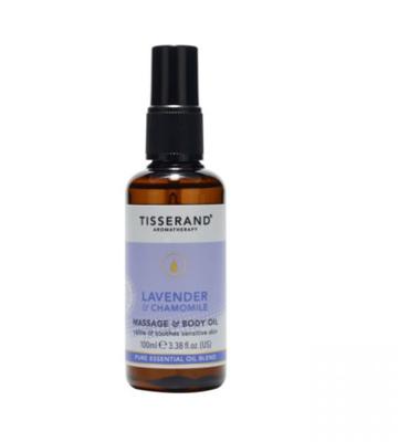 Tisserand Massage & bodyolie lavendel & kamille 100 Milliliter