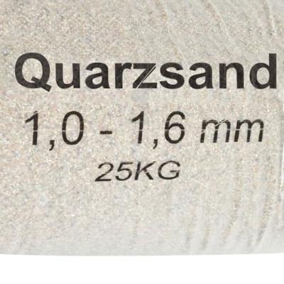 VidaXL Filterzand 25 kg 1,0-1,6 mm
