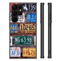 Samsung Galaxy S23 Ultra Silicone Back Case Kentekenplaten - thumbnail
