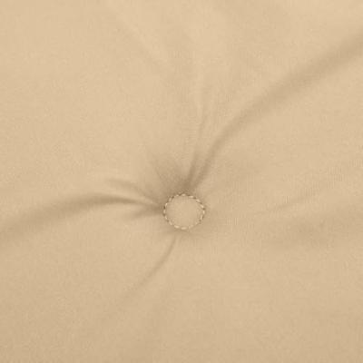 VidaXL Terrasstoelkussen (75+105) x 50 x 4 cm stof gemêleerd beige - thumbnail