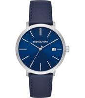 Horlogeband Michael Kors MK8675 Leder Blauw 20mm - thumbnail