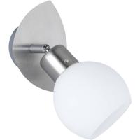 Led Wandspot - Trion Frudo - 4w - E14 Fitting - Warm Wit 3000k - Rond - Mat Nikkel - Aluminium - thumbnail