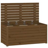 Tuinbox 101x50,5x46,5 cm massief grenenhout honingbruin - thumbnail