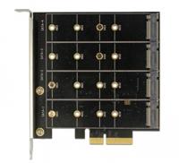 DeLOCK PCI Express Card > 4 x internal M.2 Key B RAID raid-kaart - thumbnail