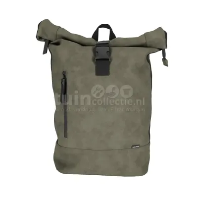Rol rugtas nubuck 41x20x52cm groen