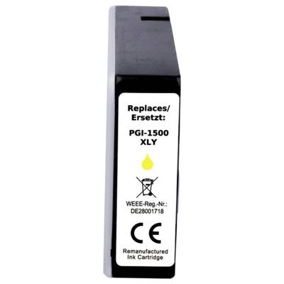 Renkforce Inktcartridge vervangt Canon PGI-1500Y XL Compatibel Geel RF-CPGI1500XLY RF-6736472