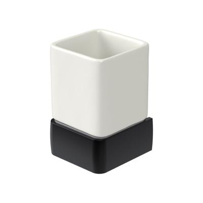 Bekerhouder Haceka Aline Black 7,4x11,4 cm Keramiek Mat Zwart Bekerhouder Haceka Aline Black 7,4x11,4 cm Keramiek Mat Zwart