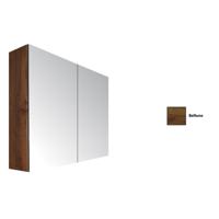 Spiegelkast Sanicare Qlassics 80 cm 2 Spiegeldeuren Belluno Eiken Sanicare - thumbnail