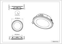 Trio InbouwverlichtingAura 14,8cm zwart - 652410132 - thumbnail