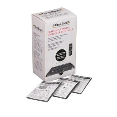 Theraband Oefenband dispenser 30x 1,5m speciaal zwaar - zwart